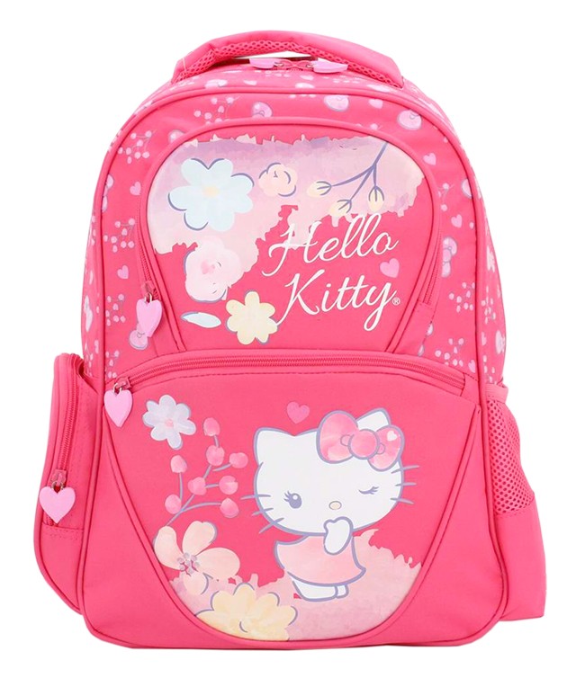 Ghiozdan Hello Kitty, inchidere cu fermoar, benzi reflectorizante, 30 x 42 x 12 cm - imagine 4